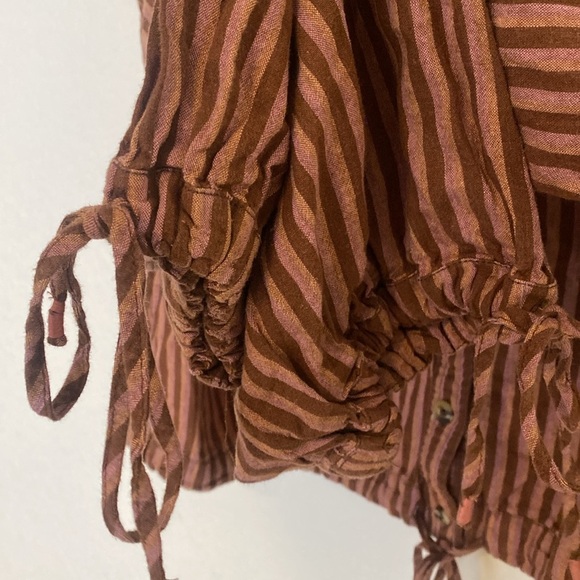 We The Free New Beginnings Striped Hoodie Medium - Picture 9 of 10